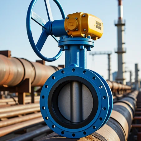 Flange end butterfly valve
