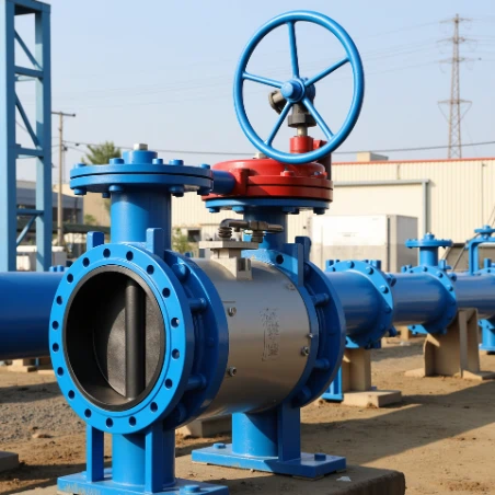 Butterfly valve flange type