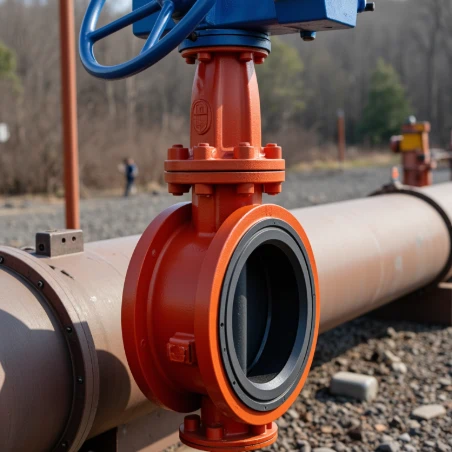 Butterfly Valve With Pneumatic Actuator Working