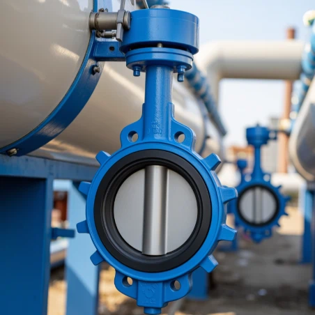 Worm Gear Type Butterfly Valve