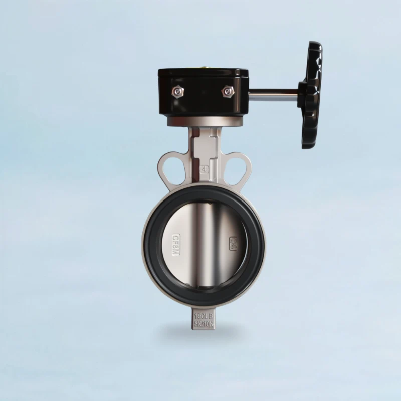 Modu-Seal Series Stainless Steel Wafer Type Butterfly Valve - Worm Gear