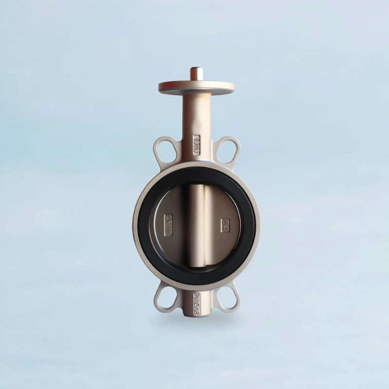 Uni-Fit Series Stainless Steel Wafer Type Butterfly Valve - Bare Shaft