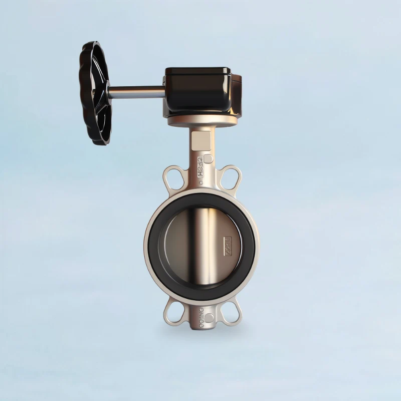Uni-Fit Series Stainless Steel Wafer Butterfly Valve for Universal Flange Compatibility
