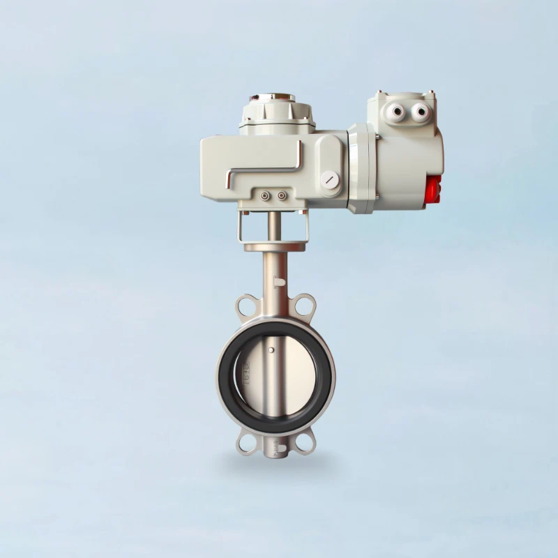 Uni-Fit Electric Wafer Butterfly Valve in Stainless Steel